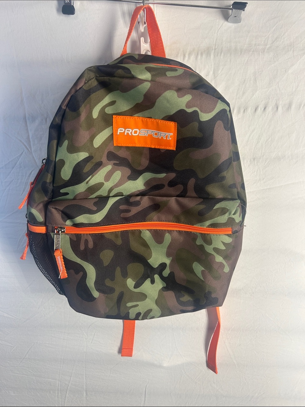 Prosport Camo Backpack in Green and Orange